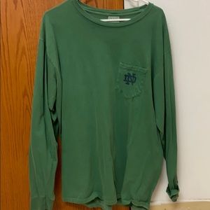Notre Dame pocket long sleeve